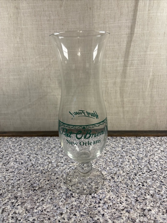 Unbranded Other - Original Pat O'Brien's Stemmed Hurricane Glass New Orleans "Have Fun"
